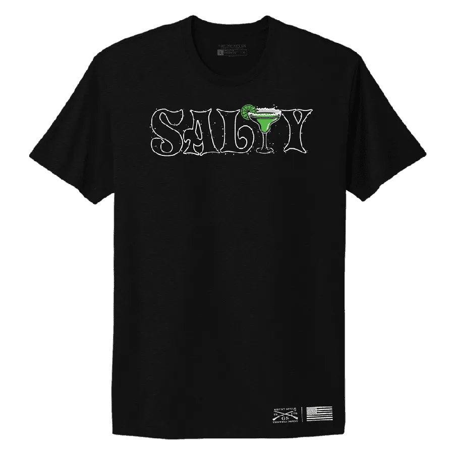 Women's Salty Boyfriend Fit T-Shirt - Black