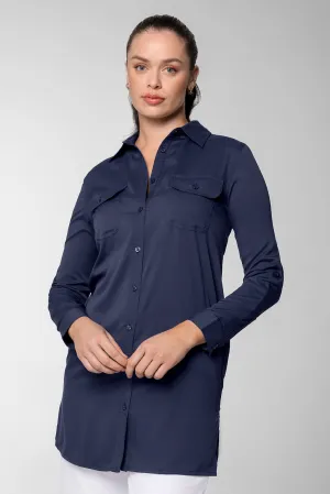 Women's Santorini Tunic Shirt | Navy