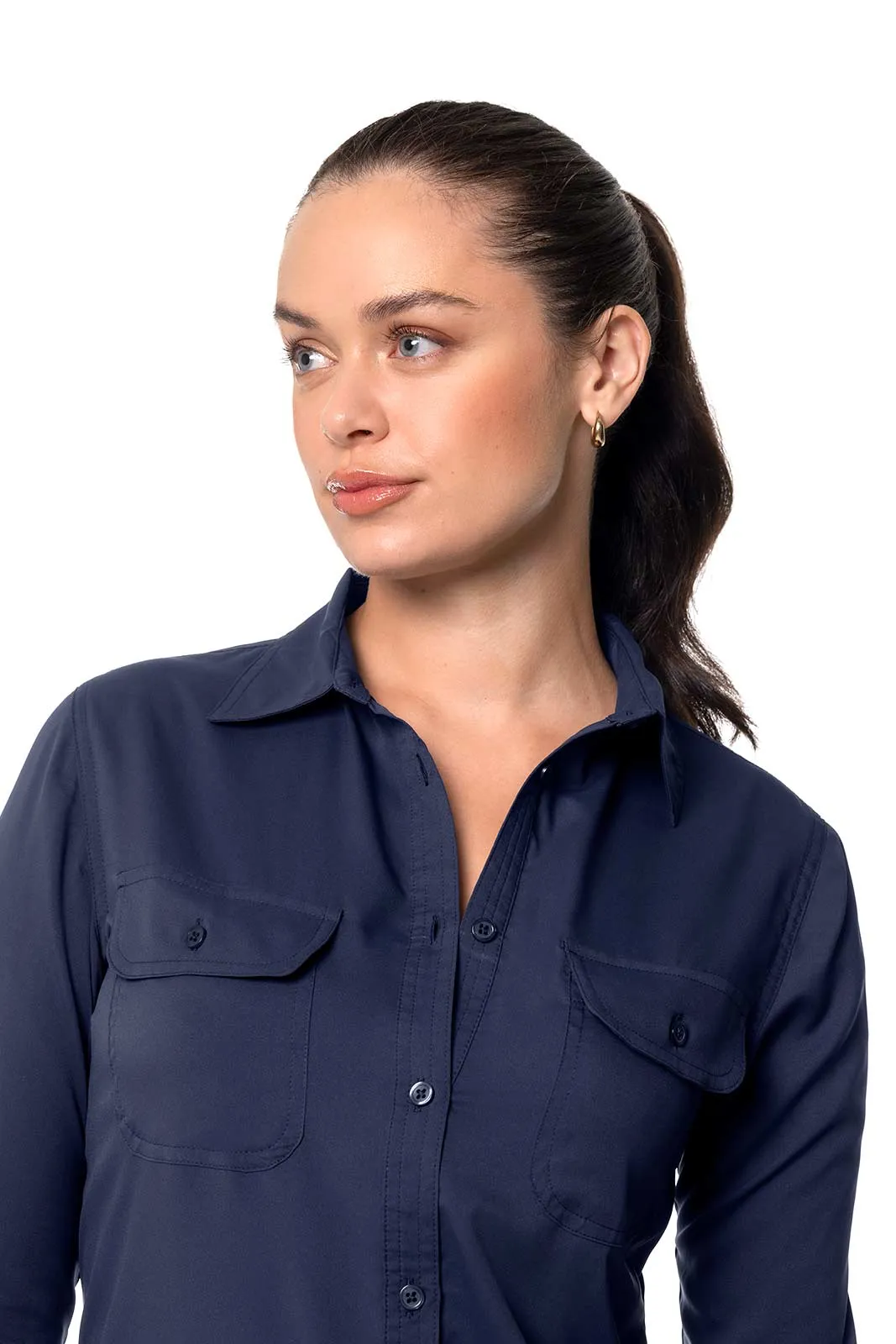 Women's Santorini Tunic Shirt | Navy