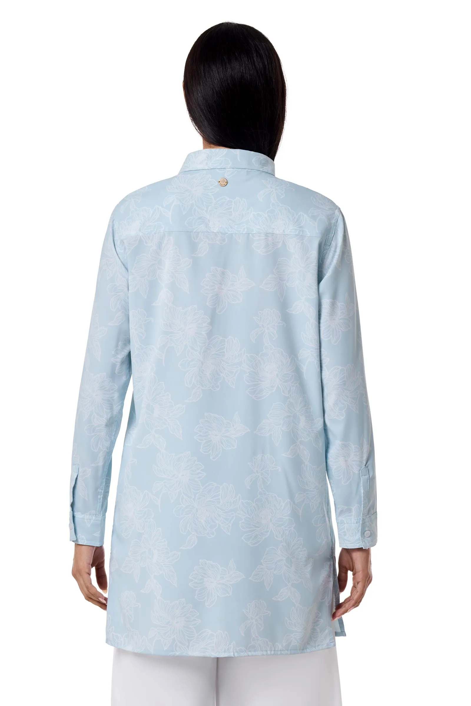 Women's Santorini Tunic Shirt | Skyride Perfect Peony