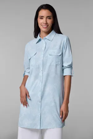 Women's Santorini Tunic Shirt | Skyride Perfect Peony