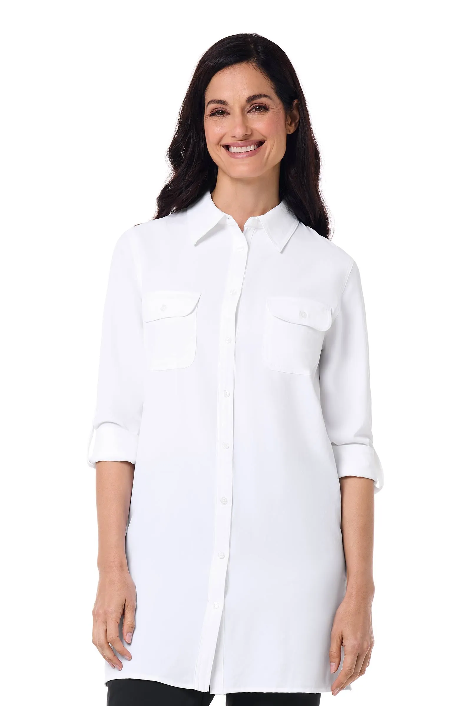 Women's Santorini Tunic Shirt | White
