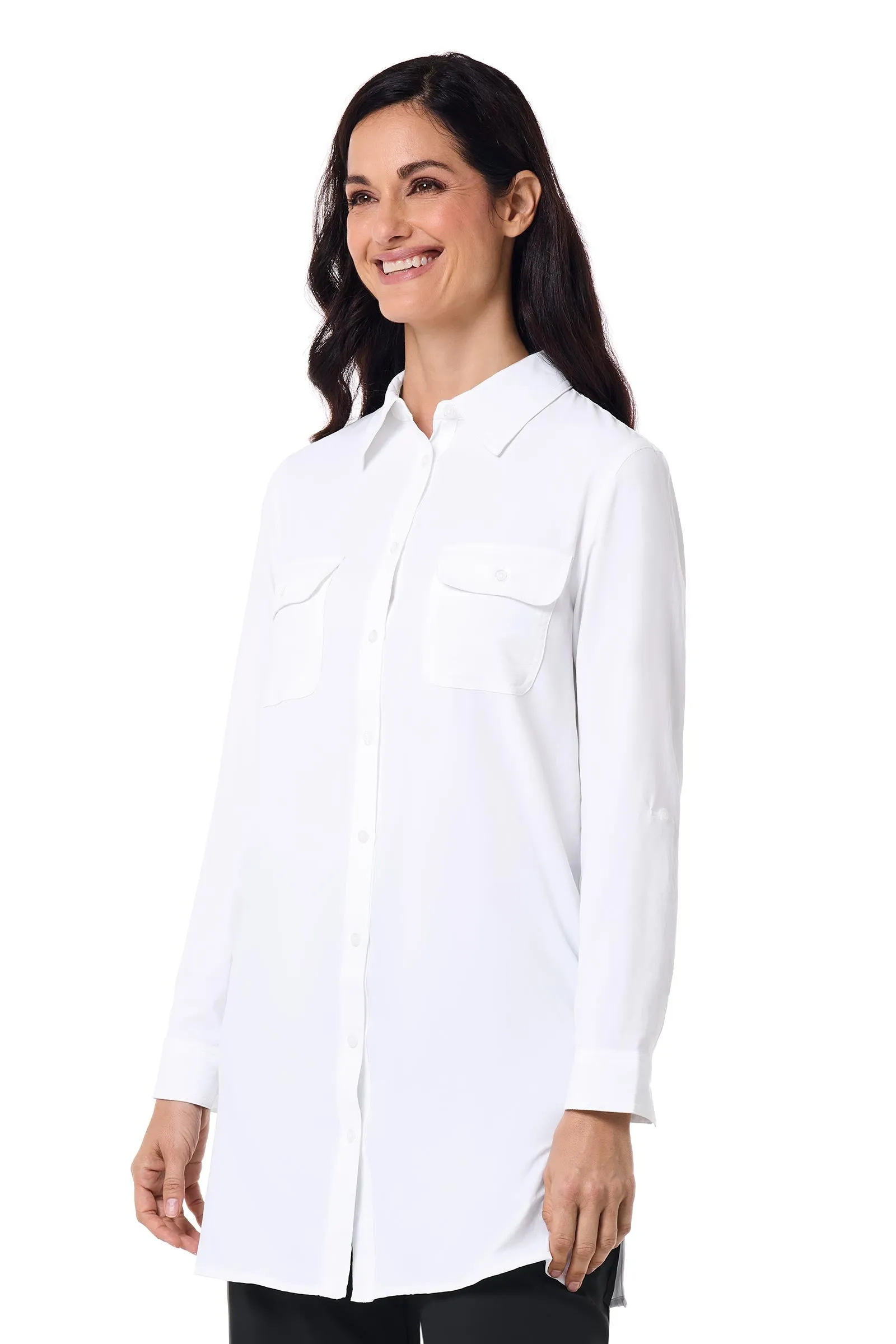 Women's Santorini Tunic Shirt | White