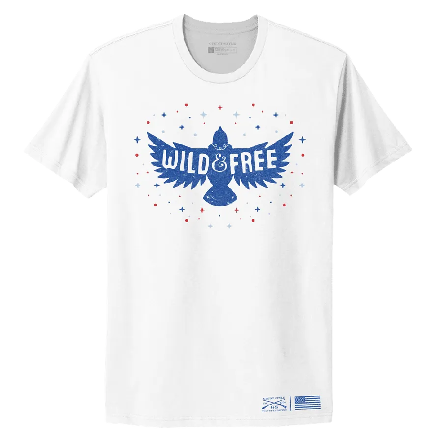 Women's Wild & Free Boyfriend Fit T-Shirt - White