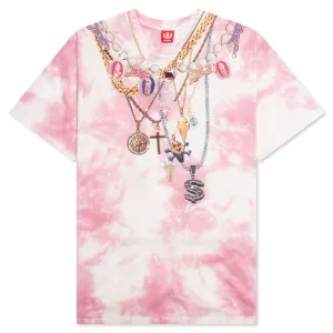 World Tour S/S Knit Oversize Fit Shirt - Whisper White