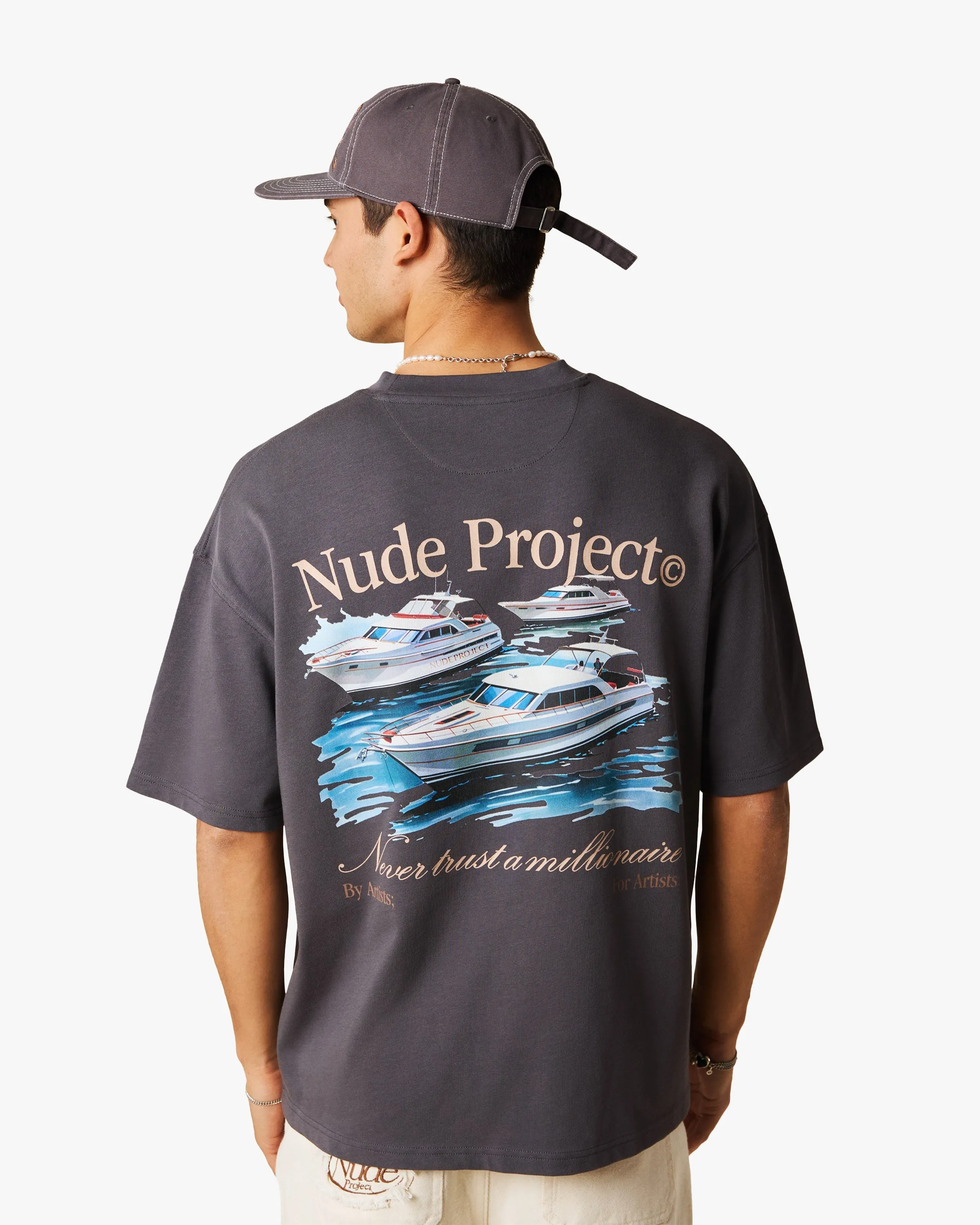 Yatch Club Tee Ash