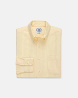YELLOW UNIVERSITY STRIPE OXFORD SHIRT