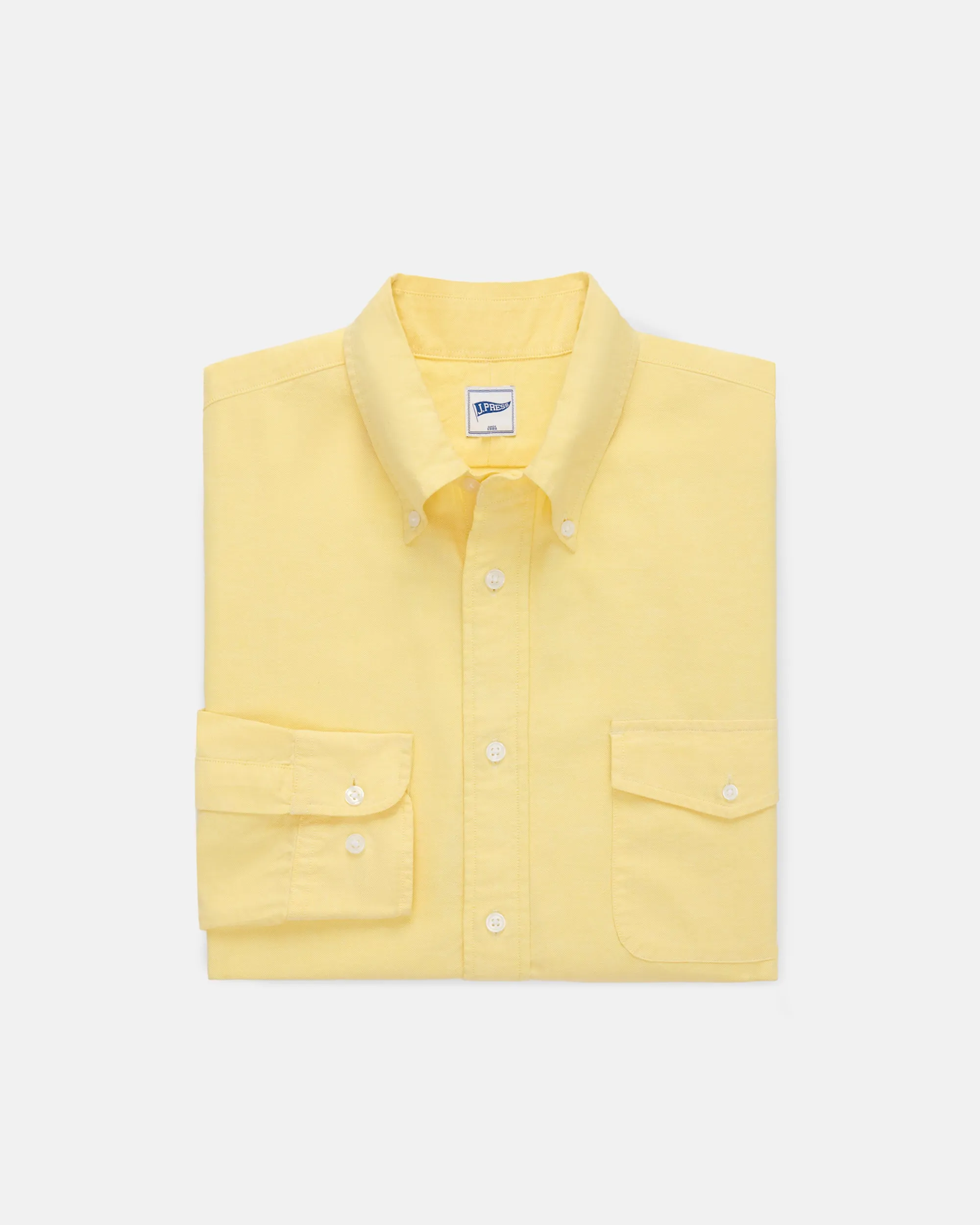 YELLOW ZEPHYR OXFORD SHIRT