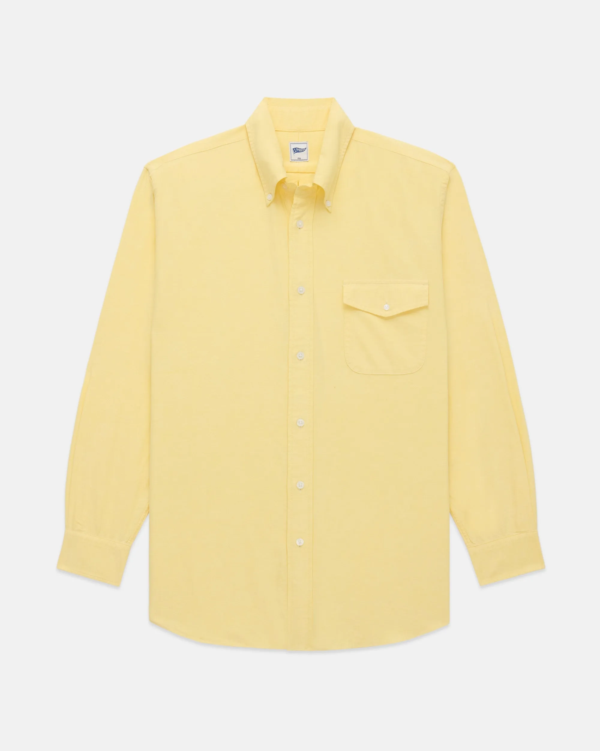 YELLOW ZEPHYR OXFORD SHIRT
