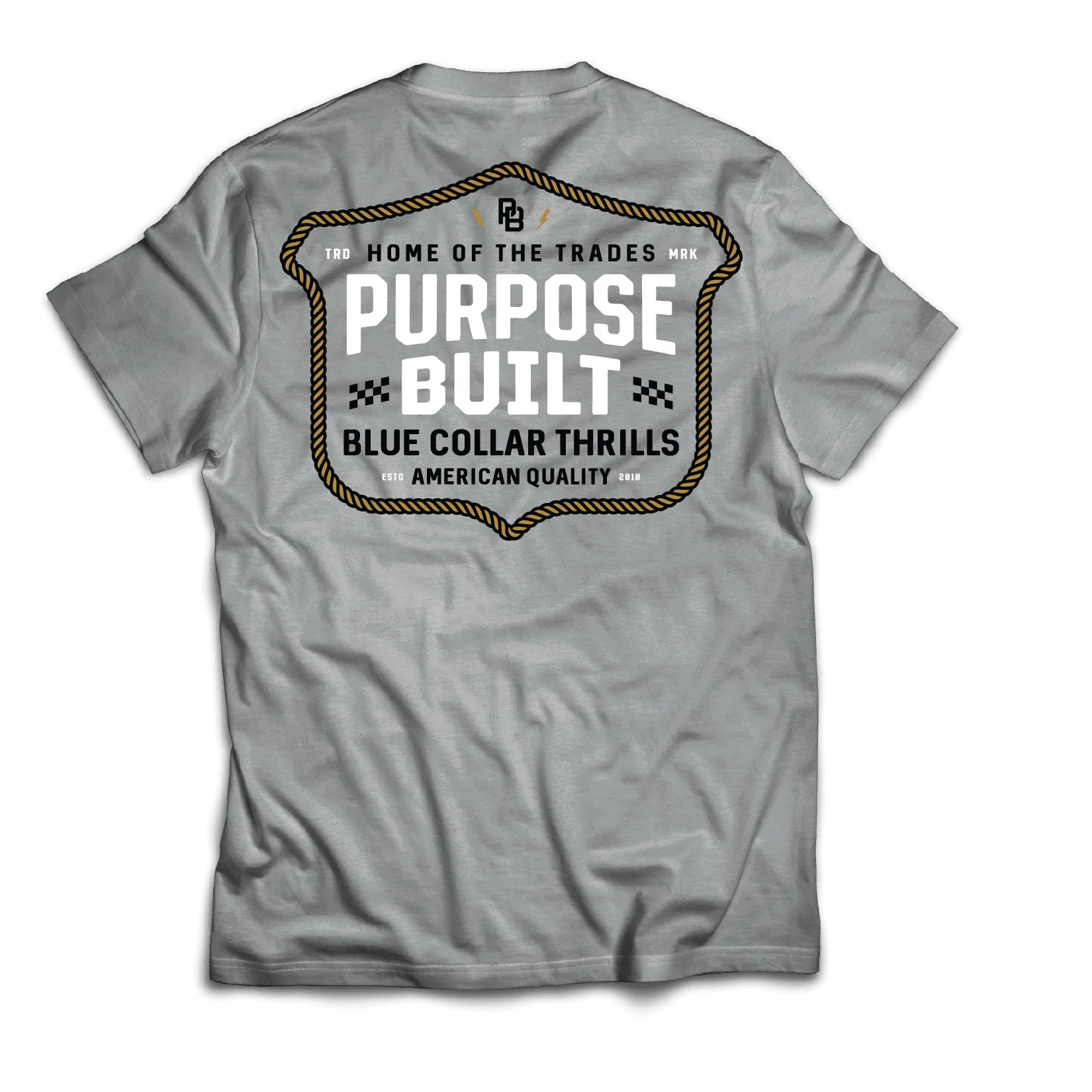 Youth, For the Thrills Tee, Grey Frost